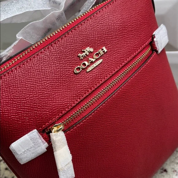 Coach Crossgrain Mini Rowan File Crossbody Bag NWT - Picture 4 of 13